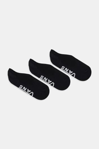Ponožky Vans 3-pak čierna farba, VN000QBZBLK1