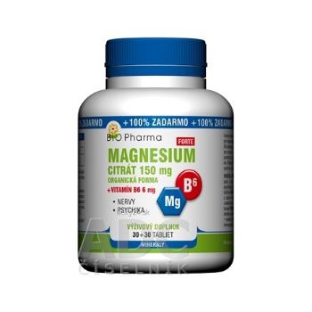 BIO Pharma Magnesium citrát 150mg + Vitamín B6