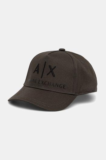 Šiltovka Armani Exchange béžová farba, s nášivkou, 954039 CC513