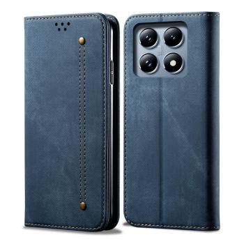 DENIM Peňaženkový kryt pre Xiaomi 14T Pro modrý