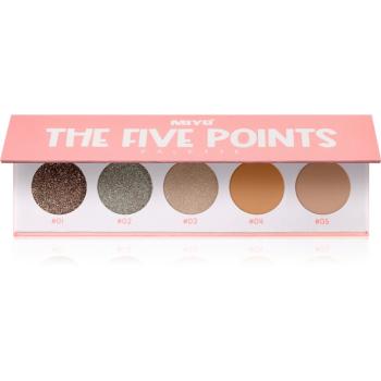 Miyo Eyeshadow The five points paletka očných tieňov odtieň 15 Consequences 1 ks