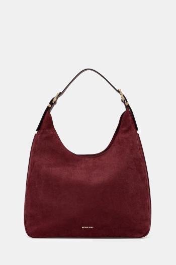 Kožená kabelka MICHAEL Michael Kors NOLITA bordová farba, 30F4GY5H3T
