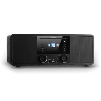Auna IR-190, internetové rádio, CD prehrávač, WiFi, UPnP, USB, diaľkový ovládač, čierne