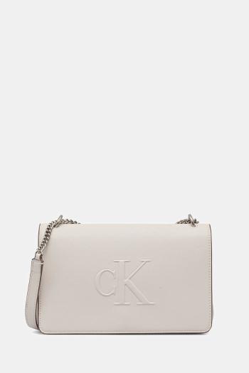Kabelka Calvin Klein Jeans béžová farba, LV04K3035G