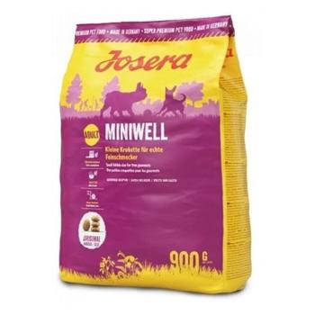 JOSERA Miniwell granule pre psov 900 g, Hmotnosť balenia (g): 4,5 kg