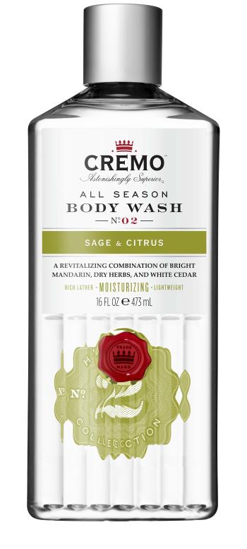 Cremo Sprchový gél Sage & Citrus (Body Wash) 473 ml