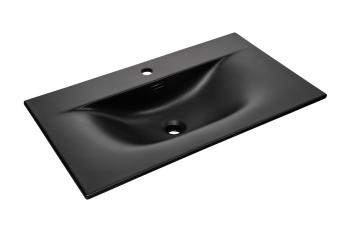 ArtCom Keramické umývadlo SKY1 80 | čierny mat 80 cm