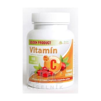 GOLDEN PRODUCT Vitamín C 500 mg + šípkový extrakt