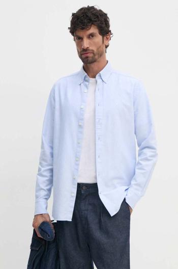 Bavlnená košeľa Hackett London pánska, slim, s golierom button-down, HM309361