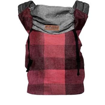 ByKay, klokanka CLICK CARRIER REVERSIBLE Red Plaid (K50219)