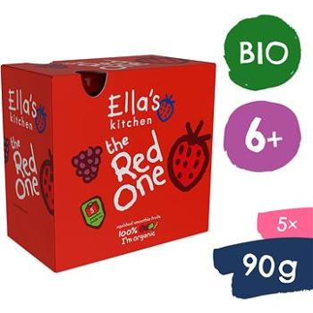 Ella´s Kitchen Ovocné pyré – Red One (Jahoda) 5× 90 g (5060107330009)