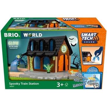 BRIO WORLD 36007 Smart tech sound Strašidelná vlaková stanica (7312350360073)