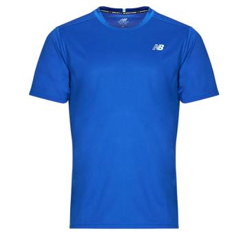 New Balance  CORE RUN SHORT SLEEVES  Tričká s krátkym rukávom Modrá