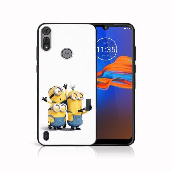 MY ART Silikónový kryt Motorola Moto E6s MINIONS SELFIE (022)