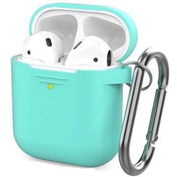 AhaStyle kryt AirPods 1 & 2 s LED indikáciou čierny (PT06-Mint)