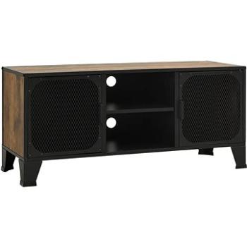 SHUMEE rustikálny hnedý 105 × 36 × 47 cm kov a MDF (335909)