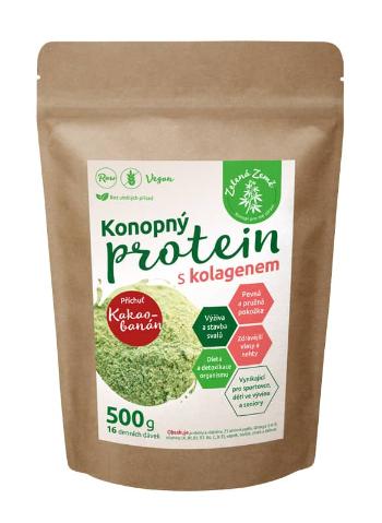 ZELENÁ ZEMĚ Konopný proteín s kolagénom 500 g
