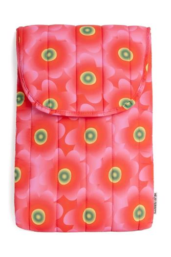 Obal na notebook Helio Ferretti Puffy Floral 37 x 26 x 2,5 cm ružová farba