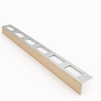 Lišta ukončovacia "L" Havos drevodekor, hliník dĺžka 250 cm, výška hrany 8 mm, ALDN8250