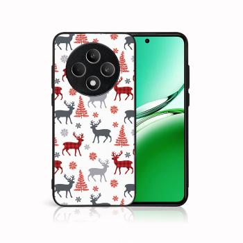 MY ART Kryt s vianočným dizajnom Oppo Reno12 5G DEER (068)