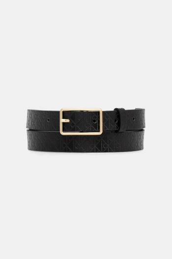 Kožený opasok Calvin Klein čierna farba, LV04F7049G