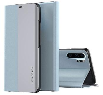 Huawei P30 Pro, oldalra nyíló tok, világoskék