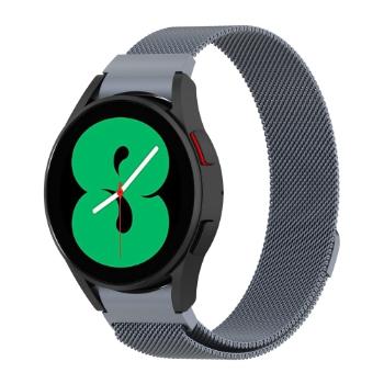 MILANESE Kovový remienok Samsung Galaxy Watch 5 (40mm / 44mm) 5 Pro 45mm šedý