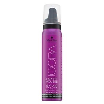 Schwarzkopf Professional Igora Expert Mousse Semi-Permanent Mousse Color semi-permanentná farbiaca pena na vlasy 9,5-55 100 ml