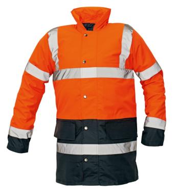 SEFTON bunda HV oranžová/navy L