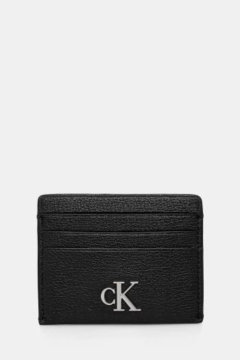 Puzdro na karty Calvin Klein Jeans čierna farba, LV04K1010G