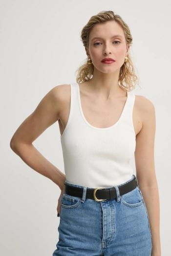 Bavlnený top By Malene Birger ANISA béžová farba, Q71679010Z