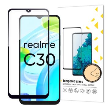 MG Full Glue ochranné sklo na Realme C30 / Realme Narzo 50i Prime, čierne