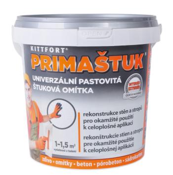 KITTFORT - Štuková omietka PRIMAŠTUK 8 kg sivobiela