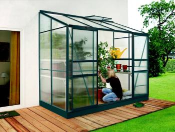 Skleník VITAVIA IDA 3300 polykarbonát zelený Dekorhome Polykarbonát 6 mm