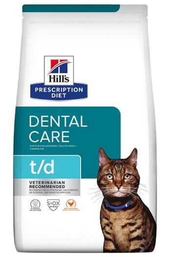 HILLS PD Feline t/d Dry granule pre mačky 1,5kg