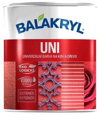 BALAKRYL UNI lesklý - Univerzálna vrchná farba 1999 - čierna 0,7 kg