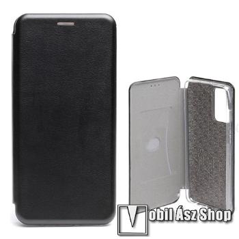 Huawei Honor 200 Lite, Telefontok, Notesz, Asztali tartó, Oldalra nyíló, Mágneses, Bankkártyatartó, Ívelt, PU bőr, Szilikon belső, Fekete