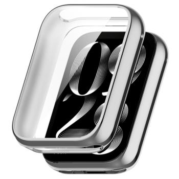 TPU FULL COVER Kryt pre Xiaomi Smart Band 9 Pro strieborný