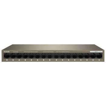 Tenda TEG1016M 16× Gigabit Desktop Ethernet Switch, VLAN, MAC 8K, Fanless