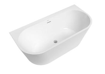 Voľne stojaca vaňa SAT 160x75 cm akrylát ľavá aj pravá biela SATOLI1600
