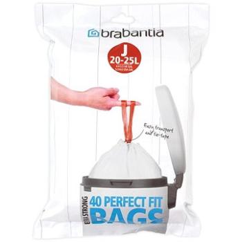 Brabantia PerfectFit vrecia – 20 – 25 l (J) – 40 ks (115608)