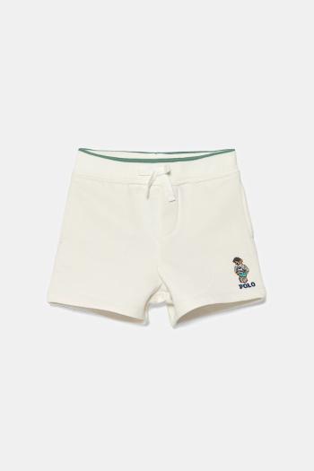 Detské krátke nohavice Polo Ralph Lauren biela farba, 320971484001