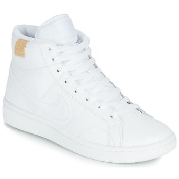 Nike  COURT ROYALE 2 MID  Členkové tenisky Biela