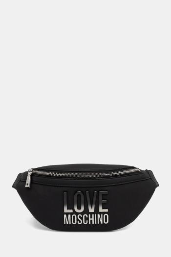 Ľadvinka Love Moschino čierna farba, JC4259PP0MKD000B