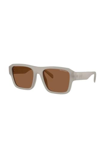 Slnečné okuliare Armani Exchange pánske, šedá farba, 0AX4154SU