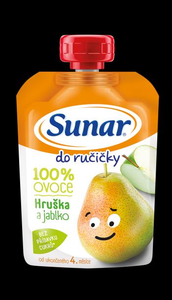 SUNAR Do ručičky ovocná kapsička hruška 4m+ 1 x 100 g