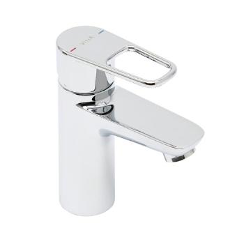 Umývadlová batéria VitrA Flow Soft nízka bez výpuste chróm A42990