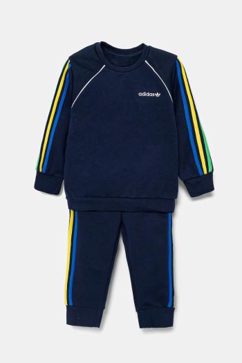 Detská tepláková súprava adidas Originals tmavomodrá farba, JC5874