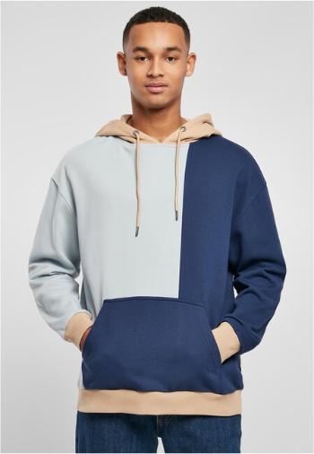 Urban Classics Oversized Color Block Hoody summerblue/darkblue - M