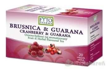 FYTO BRUSNICA & GUARANA ovocno-bylinný čaj, 20x2g